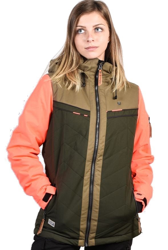 geacă Rehall Amber - Solid Coral - women´s