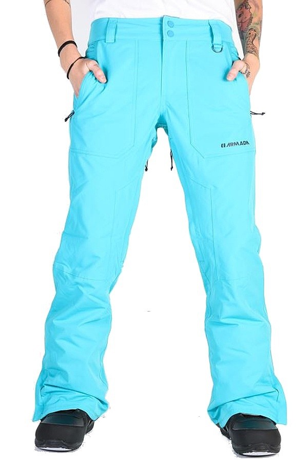 брюки Armada Lenox Insulated - Peacock Blue - women´s