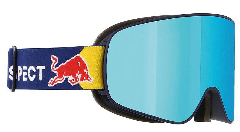 masque de ski  Red Bull SPECT Rush - 14BL3/Blue/Dusk Blue Snow/Red/Ice Blue Mirror