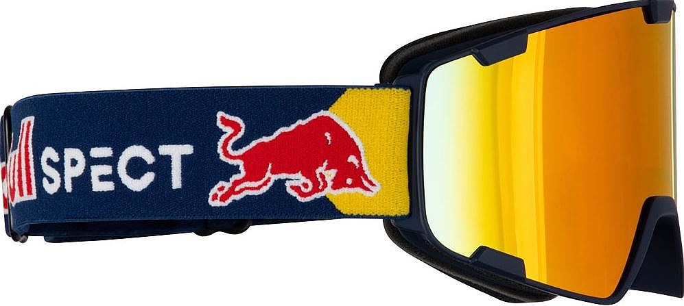 Skibrille Red Bull SPECT Park - 19RE2/Dark Blue/Brown/Red Mirror