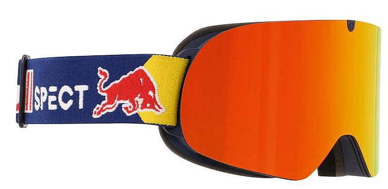 masque de ski  Red Bull SPECT Soar - 11RE2/Dark Blue/Red Snow/Orange/Red Mirror