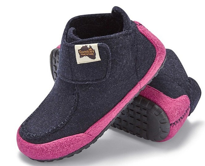Schuhe Gumbies Quokka - Navy/Pink