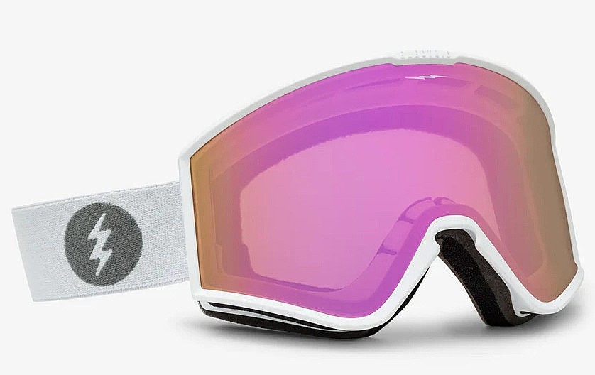 masque de ski  Electric EK1 - Matte White/Pink Chrome