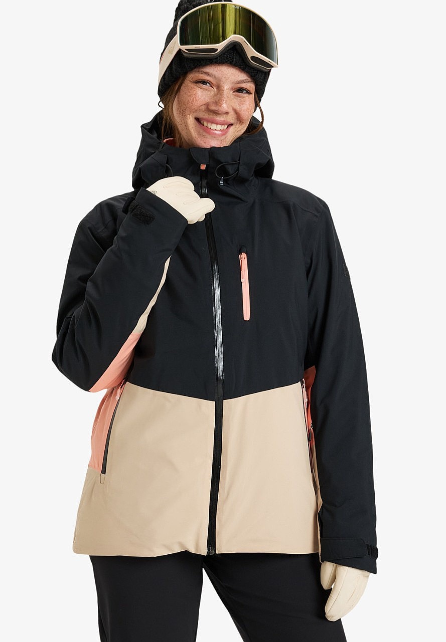 jacket Roxy Peakside - KVJ0/True Black - women´s