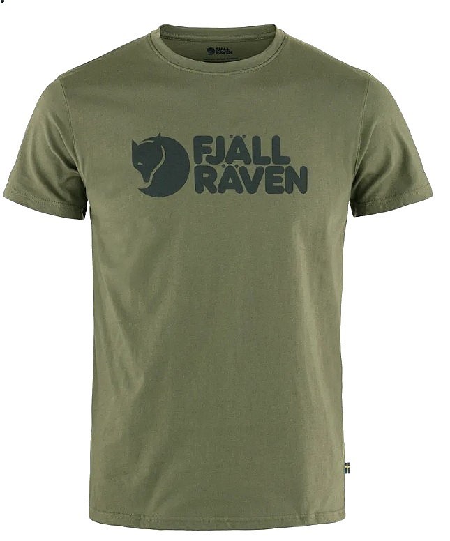 T-shirt Fjällräven Logo - 625/Laurel Green - men´s