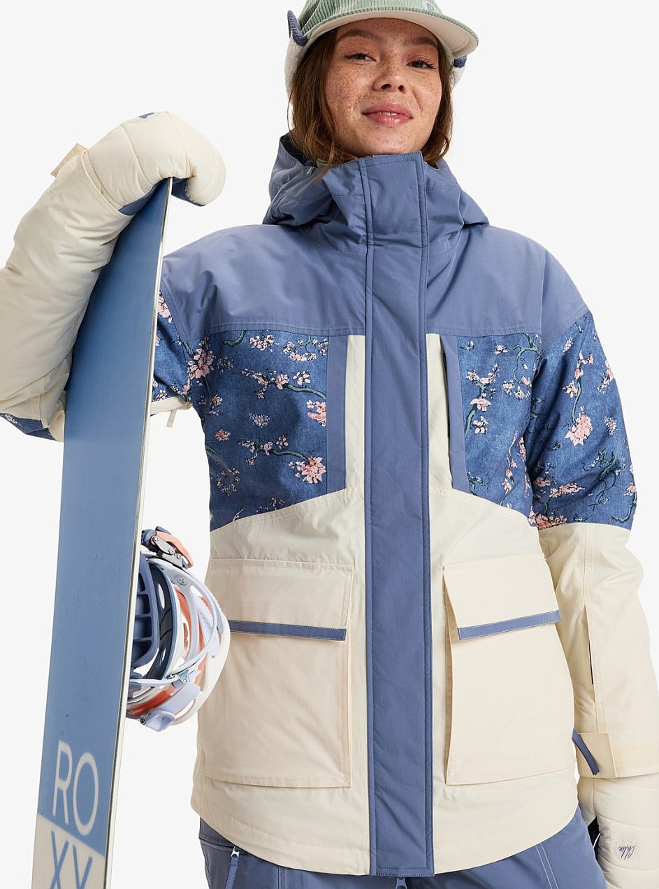 Jacke Roxy Chloe Kim Parka - BQY7/Wild Wind Chloe Blossom - women´s
