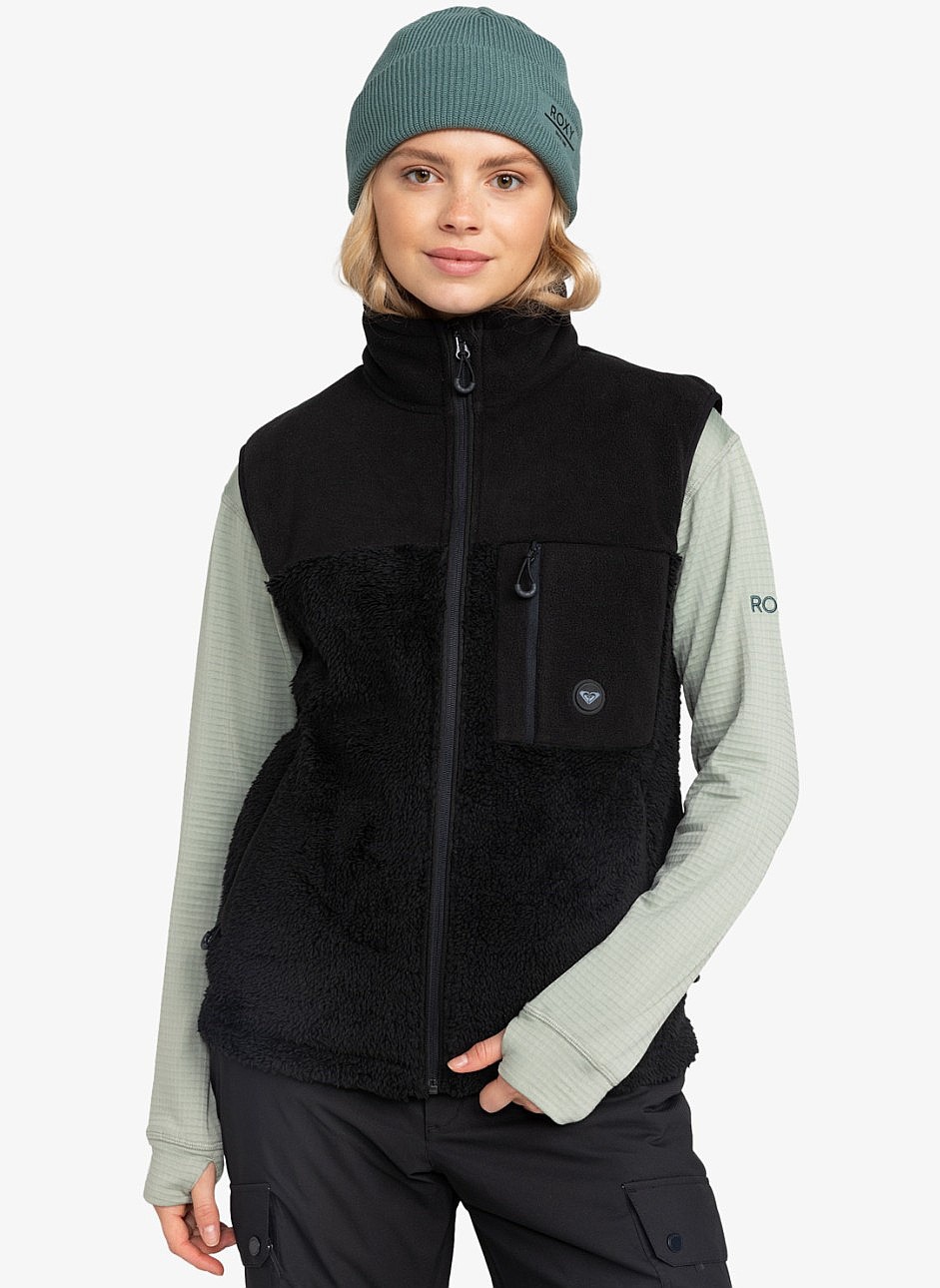 chaleco Roxy Warmlink - KVJ0/True Black - women´s