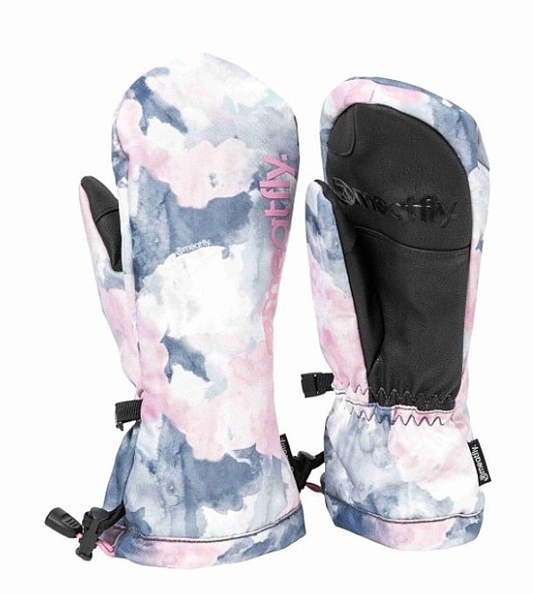 Handschuhe Meatfly Slayer Mitt - Clouds Pink - girl´s