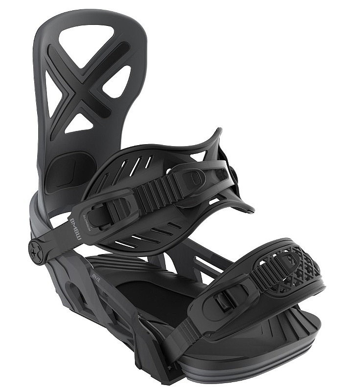 fixations de snowboard Bent Metal Anvil - Black/Grey - men´s