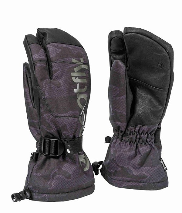 gants Meatfly Limp Mitt - Morph Black - men´s