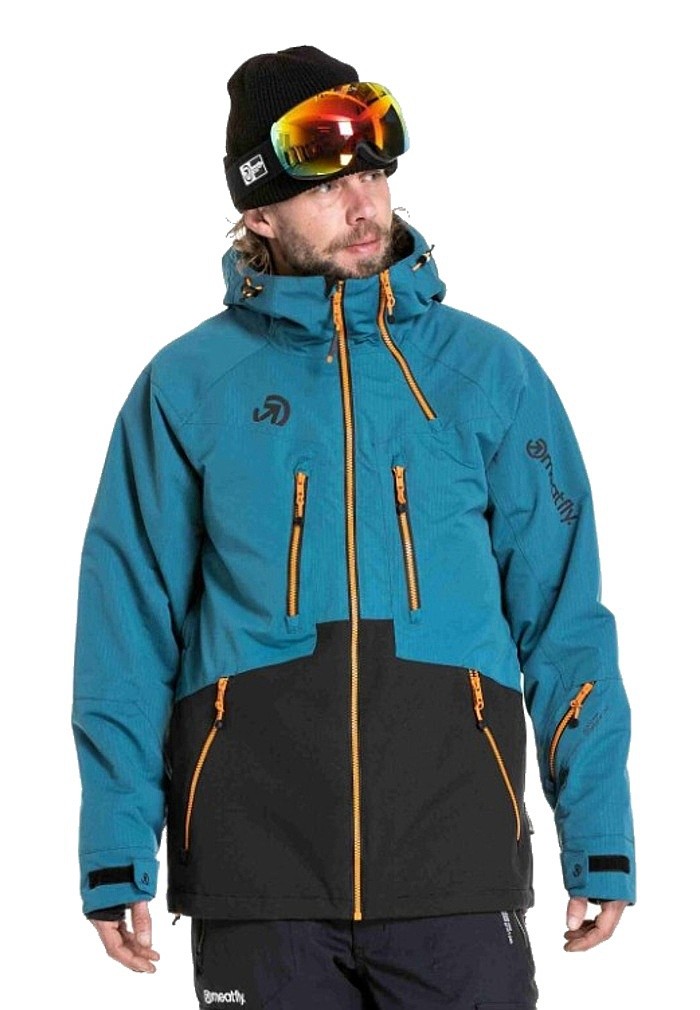 kurtka Meatfly Cronos - Black/Deep Ocean