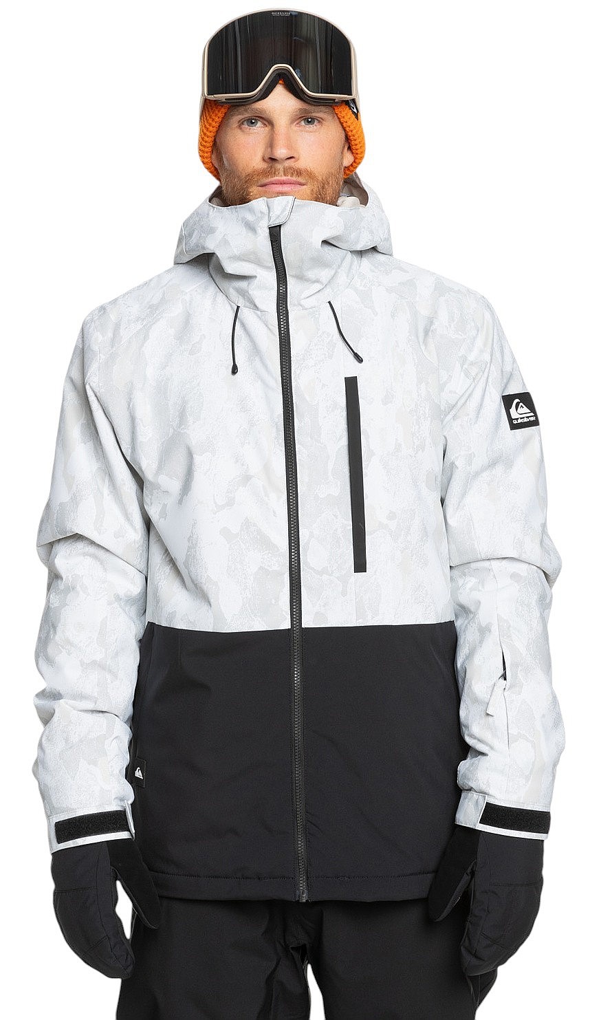 veste Quiksilver Mission Printed Block - WDW1/Nature Zoom Birch - men´s