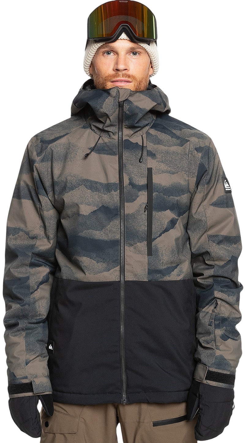 veste Quiksilver Mission Printed Block - CQP1/Mountain Spray Canteen - men´s