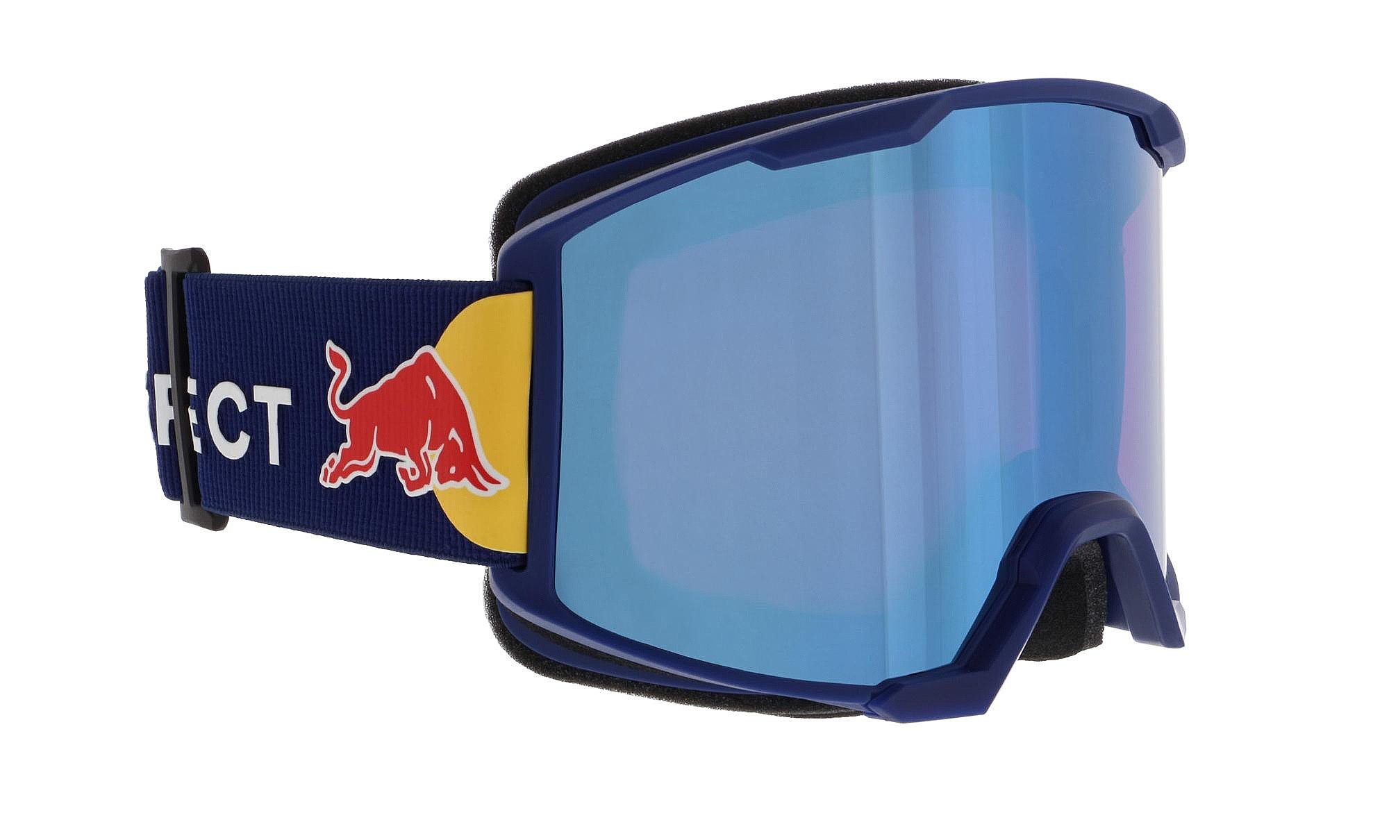 горнолыжные очки  Red Bull SPECT Solo - 001/Matt Dark Blue/Brown/Blue Mirror