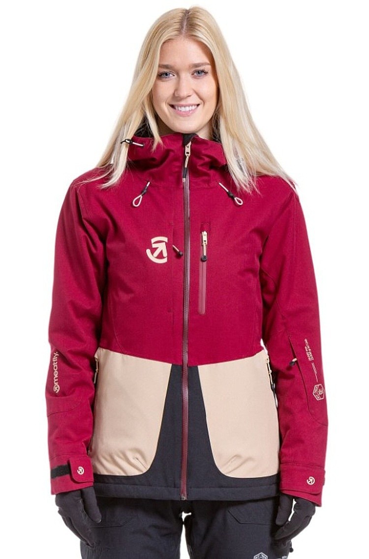 kurtka Meatfly Gaia - Beet Red