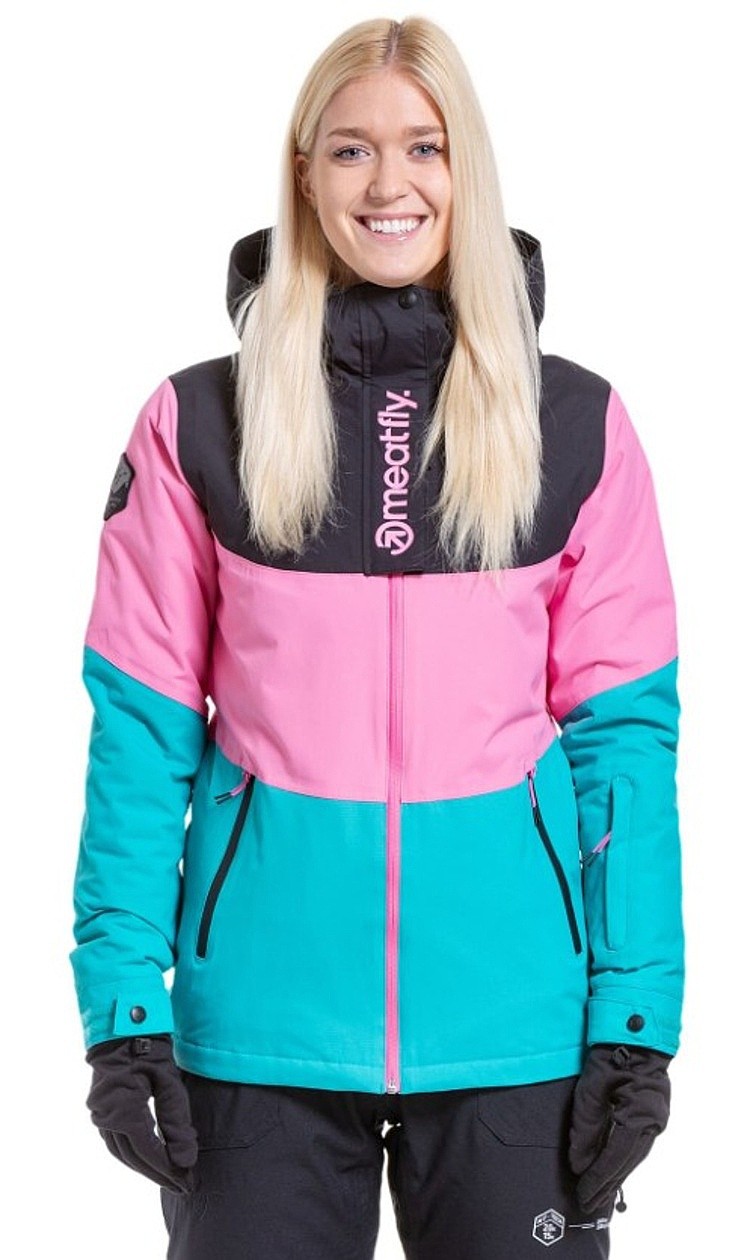 bunda Meatfly Kirsten - Hot Pink/Turquoise