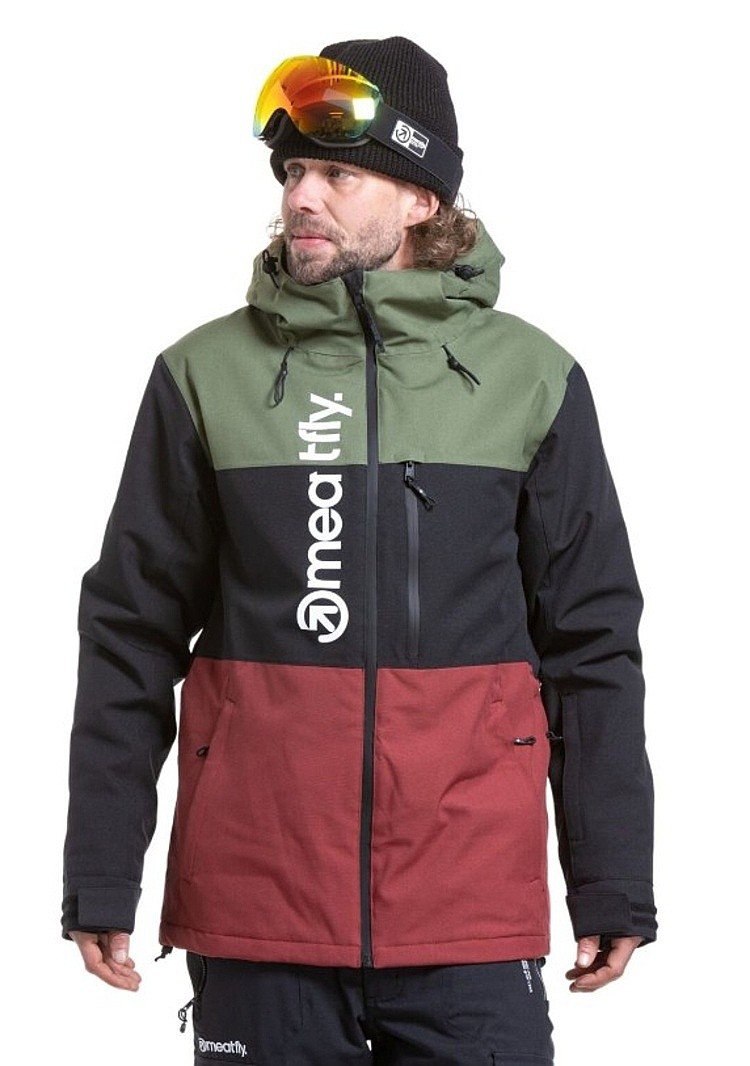 Jacke Meatfly Manifold - Bronze Green/Merlot - men´s