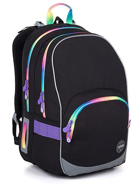 backpack Topgal KIMI 25010 - Black/Multicolor - unisex junior
