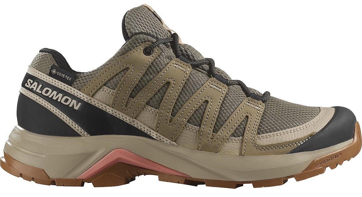 topánky Salomon X-Adventure Recon GTX W - Falcon/Desert Tan/Hyma Pink