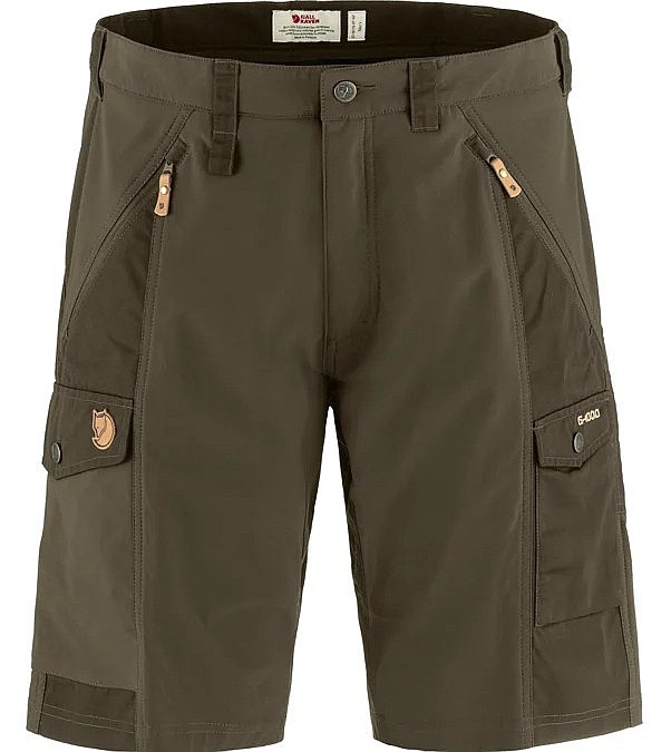 short Fjällräven Abisko - 633/Dark Olive - men´s
