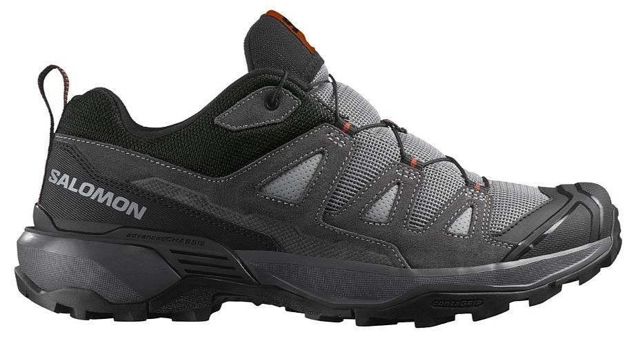 chaussures Salomon X Ultra 360 Leather - Sharkskin/Asphalt/Caramel Cafe - men´s