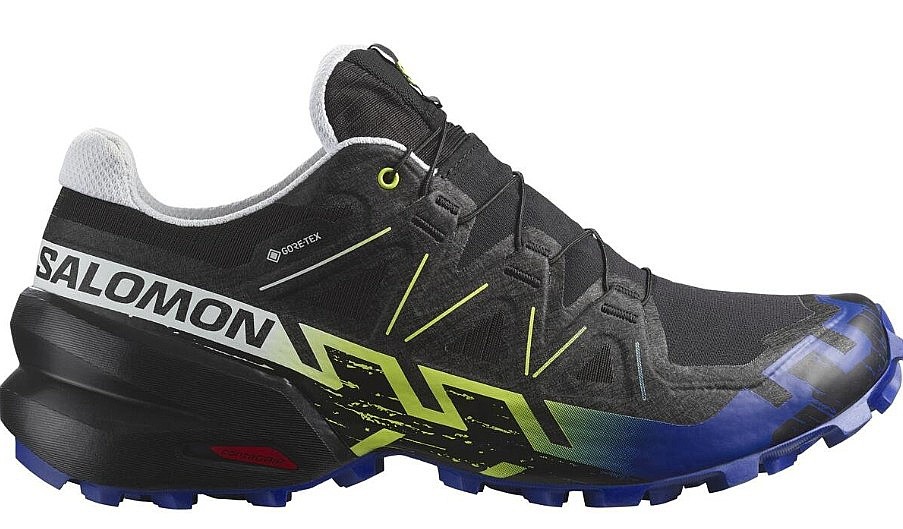 topánky Salomon Speedcross 6 GTX Fan Fire - Black/Surf The Web/Safety Yellow