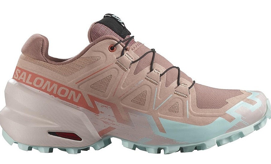topánky Salomon Speedcross 6 W - Mahogany Rose Hushed Violet/Iced Aqua