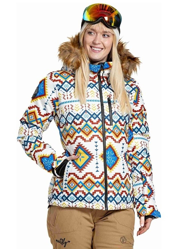 Jacke Meatfly Bonie - White Jones - women´s