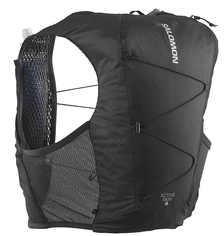 Rucksack Salomon Active Skin 8 Set - Black/Metal