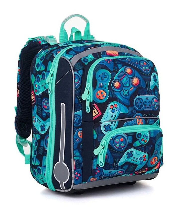 backpack Topgal BEBE 25012 - Green/Blue - unisex junior