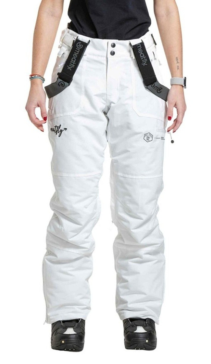 pantalon Meatfly Foxy - White - women´s