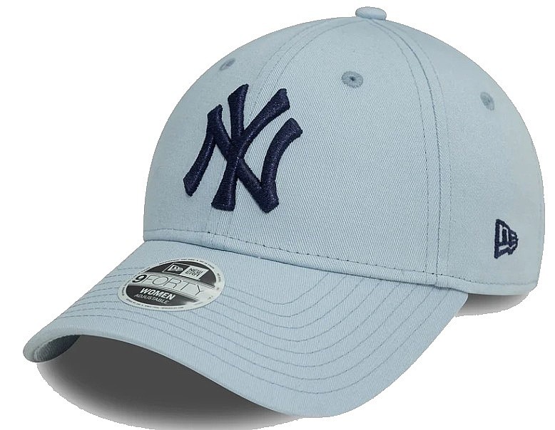casquette New Era 9FO Metallic Logo MLB New York Yankees - Pastel Blue/Navy - women´s