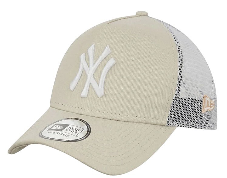 casquette New Era 9FO AF League Ess. Trucker MLB New York Yankees - Stone/White - men´s