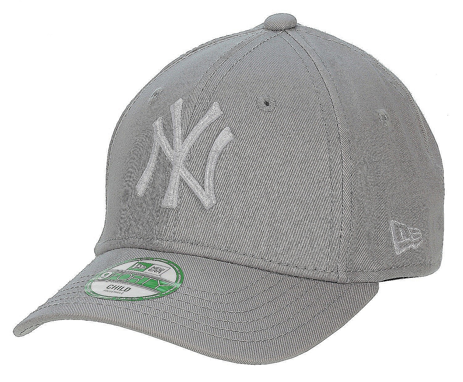 casquette New Era 9FO League Basic MLB New York Yankees Child - Gray/Optic White