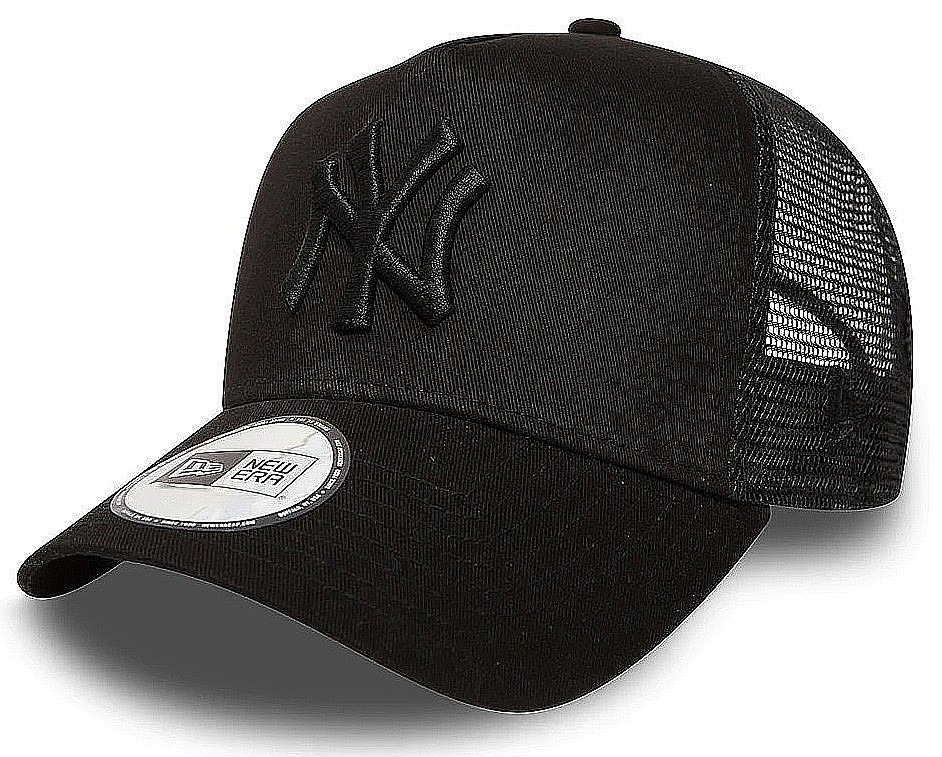 dziecięca czapka z daszkiem New Era 9FO AF Clean Trucker MLB New York Yankees Youth - Black/Black