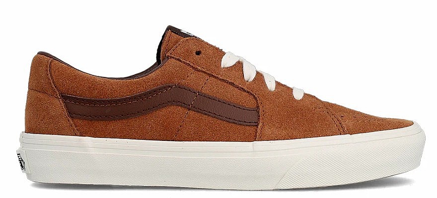 chaussures Vans Sk8-Low - Suede Brown