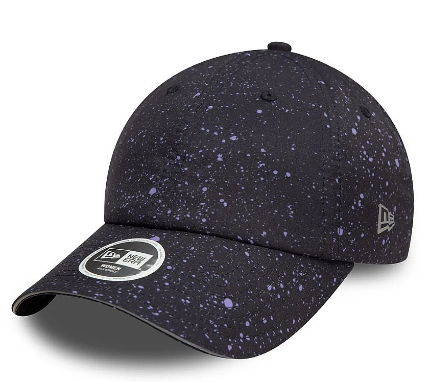 šiltovka New Era Open Back - Black/Purple Print