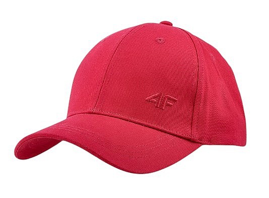 czapka z daszkiem 4F 4FWSS25ACABU367 - 62S/Red