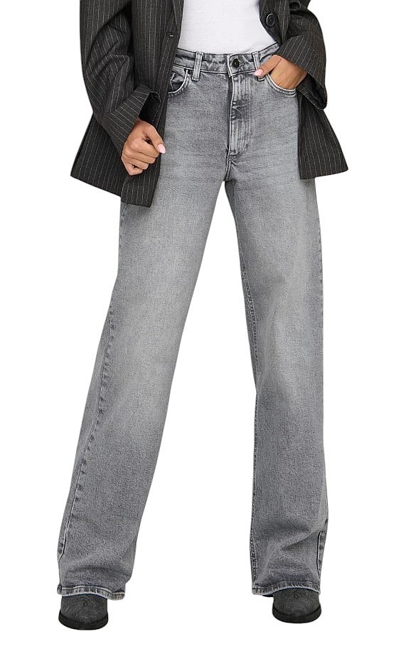 jeans ONLY Juicy High Waist Wide Leg Fit - Medium Grey Denim - women´s