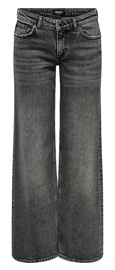 jeans ONLY Juicy Low Waist Wide Leg Fit - Medium Grey Denim - women´s