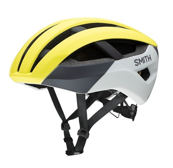 hjelm Smith Network Mips - Matte Neon Yellow Viz