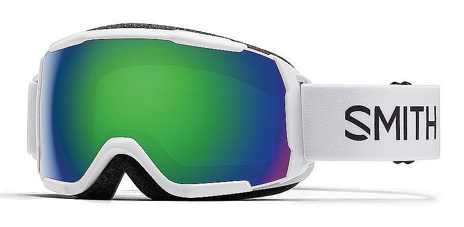 gogle Smith Grom - White/Green Sol-X Mirror