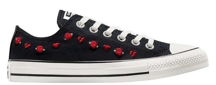 topánky Converse Chuck Taylor All Star OX - A13651/Black/Red/Egret