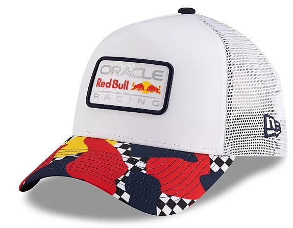 czapka z daszkiem New Era 9FO AF Abstract Trucker F1 Red Bull Racing - White