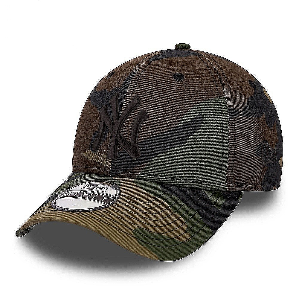 Kappe New Era 9FO The League Ess. MLB New York Yankees Child - Woodland Camo - kid´s