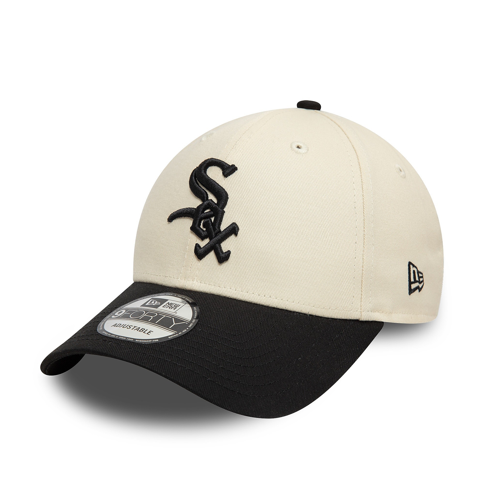 czapka z daszkiem New Era 9FO Colour Block MLB Chicago White Sox - Light Cream/Black