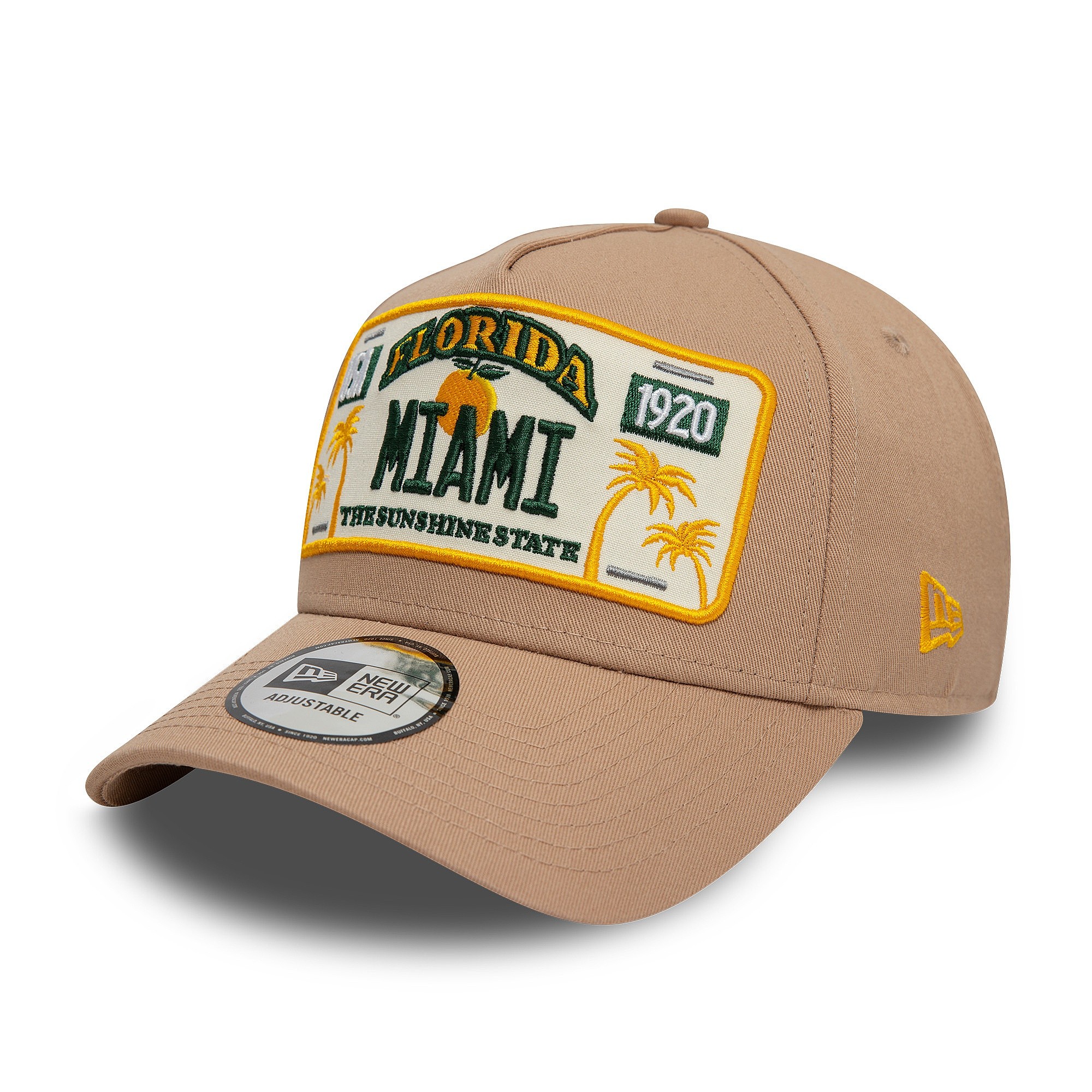 Kappe New Era 9FO AF License Plate Branded - Natural Beige - men´s