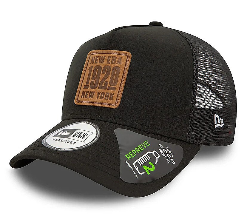 Kappe New Era 9FO AF Repreve Trucker Branded - Black - men´s