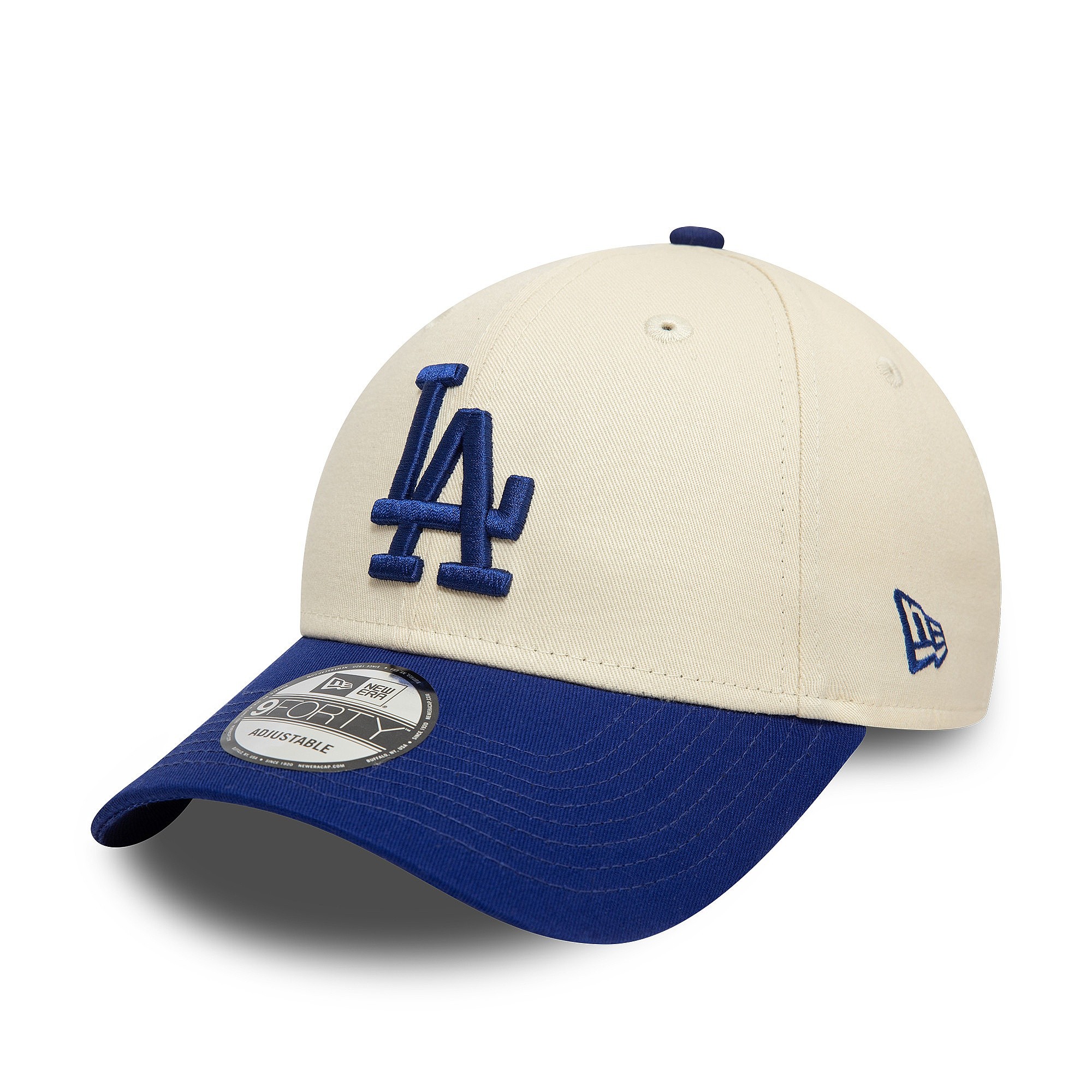 casquette New Era 9FO Colour Block MLB Los Angeles Dodgers - Light Cream/Royal - men´s