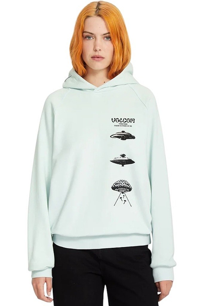 bluză Volcom Fa Filip Rygalski Pullover - Cloud Blue - women´s